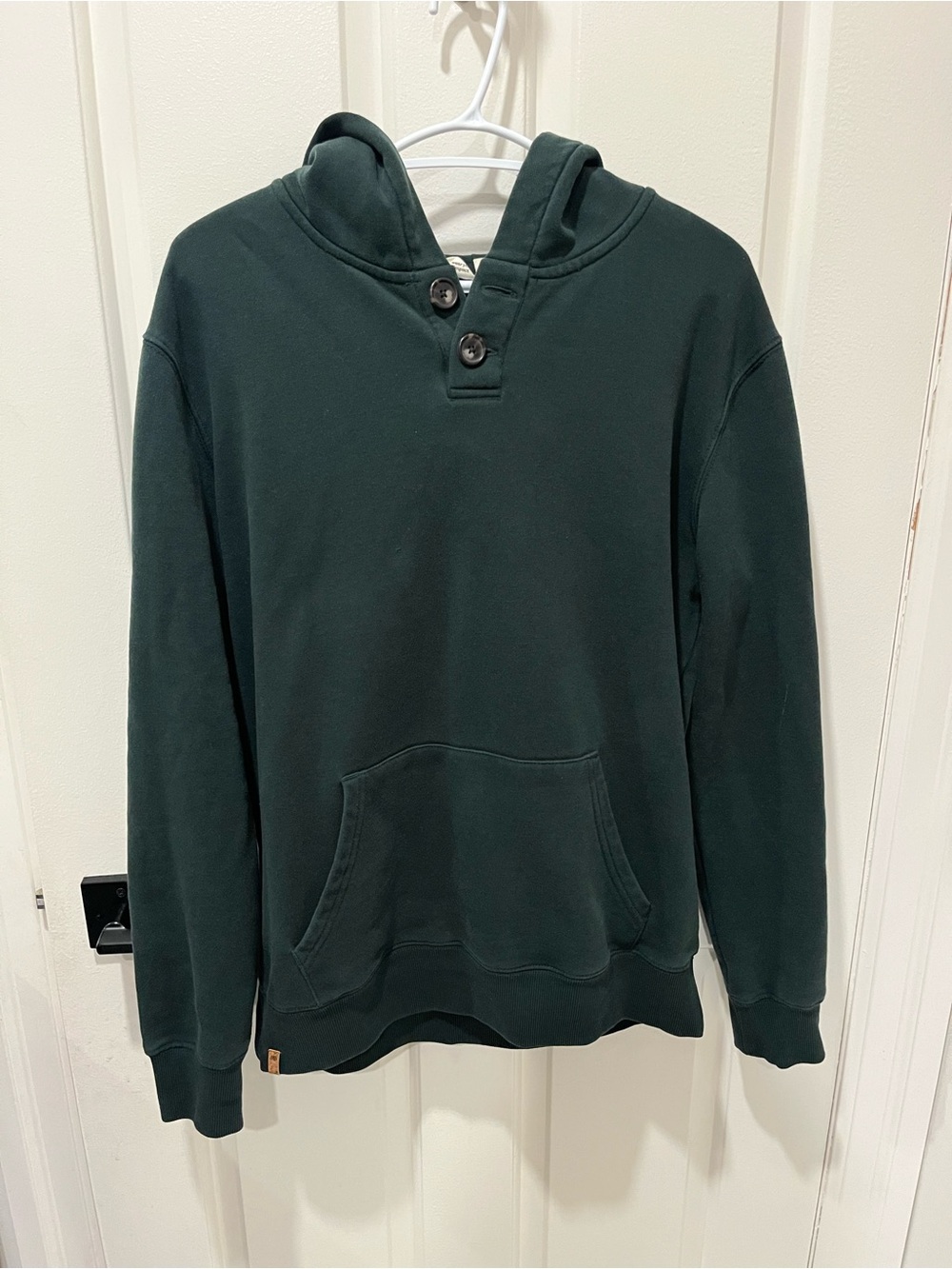 Men's Hooded Pullover Sweatshirt - Dark Green